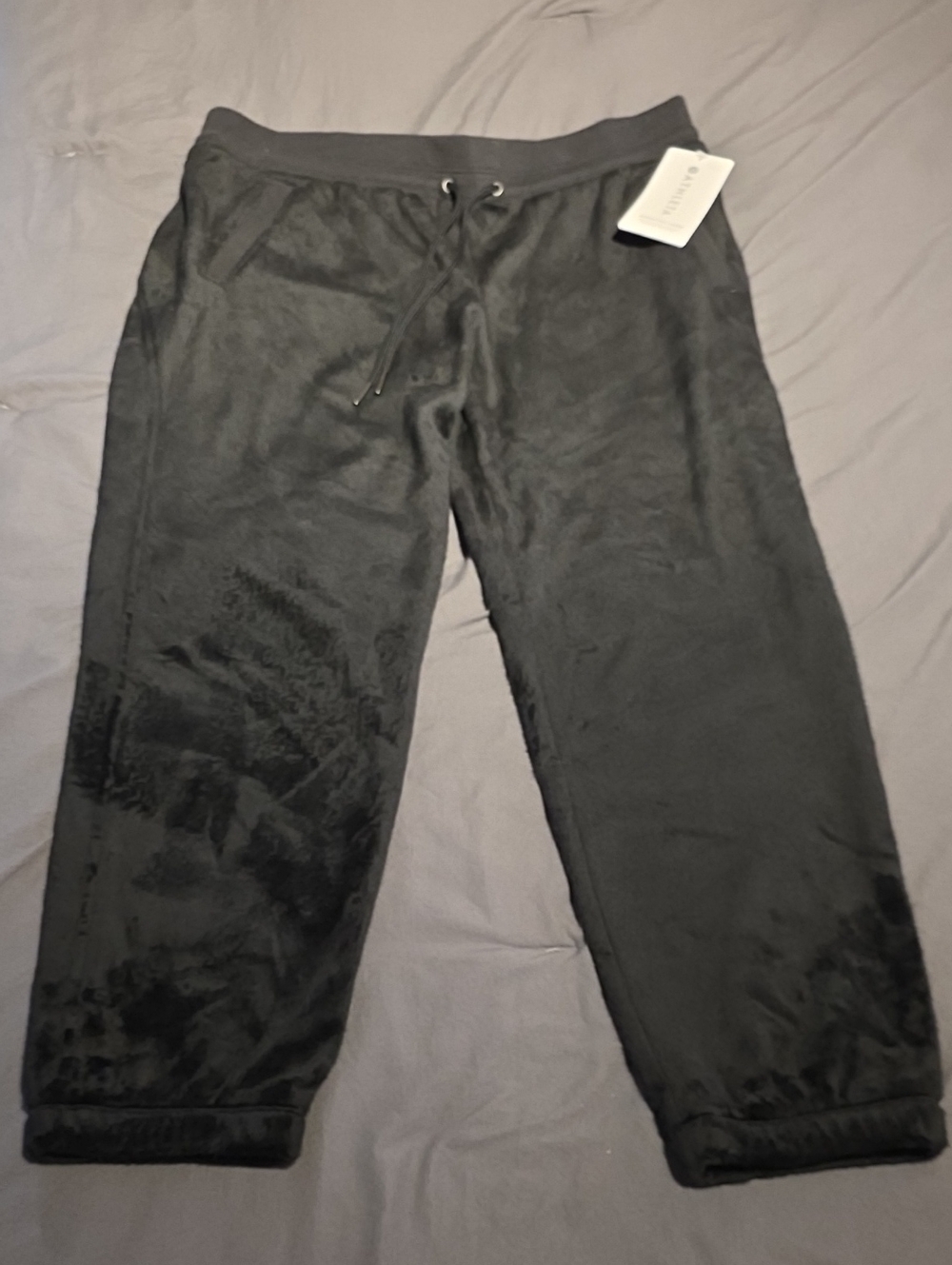 Athleta Black Drawstring Recovery Joggers NWT